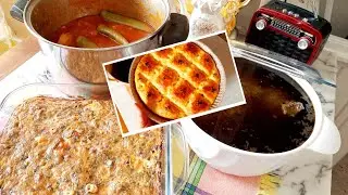 دبارة نهار العيد عشاء وغذاء  😊ملوخية/مرقة جلبانة/طاجين معدنوس. كل عام وانتم بالف خير