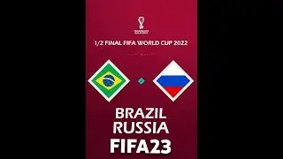 FIFA 23 Карьера Сборной России ⚽️Матч со Сборной Бразилии⚽️ #shorts