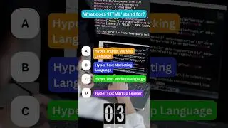 The Challenge: What is the full form of HTML? #html #css #javascript #coding #html5 #coder