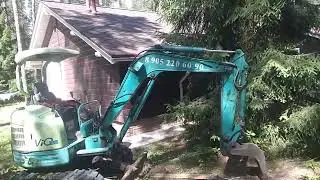 Рощино Ленинградская обл. , мини экскаватор ваш помощник на даче.