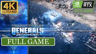 Command & Conquer: Generals Zero Hour – Full Game Walkthrough [RTX 4090 4K 60FPS] -No Commentary