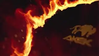 Blueprint burn logo reveal