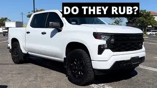 Stuffing 35's On A Leveled 2022 Silverado