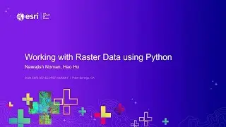 Working with Raster Data Using Python