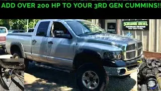 ADD 200 HP TO YOUR 3RD GEN CUMMINS!!