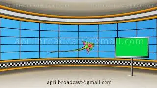 Kite Festival TV Studio Set 03 - Virtual Green Screen Background Loop