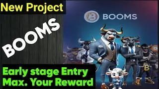 $BOOMS New Project | Early stage Entry | Telegram mini app
