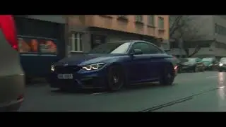 Babyshark Wrapped BMW M4 || 4K