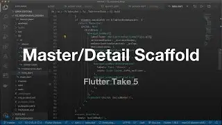 Take 5 - Master Detail Scaffold - Flutter