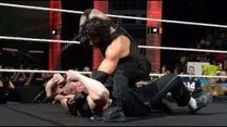 WWE Raw Brock Return And Roman Reigns Attack On Lesner