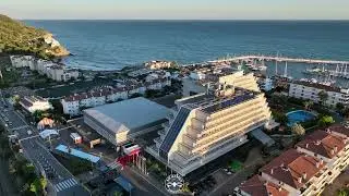 Centre Neuràlgic del Sitges Film Festival a vista de dron