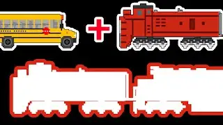 Rotary Snowplow Train + School Bus | Street Vehicles | Railway Vehicles | Mashup Vehicles