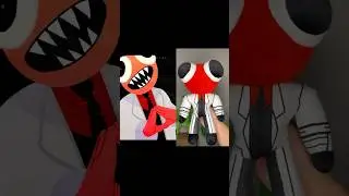 Red Sees his Transformation Rainbow Friends😲❤️(Rainbow Friends Animation)