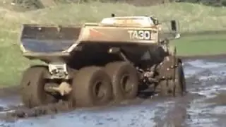 Swamp loggin Terex Truck