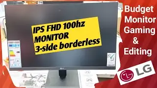 LG 24MR400 Monitor Unboxing |24 Inch IPS FHD 100Hz Monitor