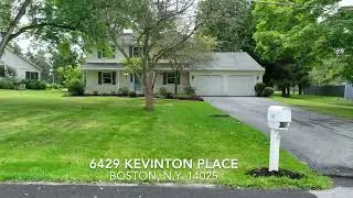 6429 Kevinton Place Boston, N.Y. - Home for Sale - Aerial Drone Video
