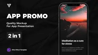 Top After Effects Projects: Phone App Promo + Free Font