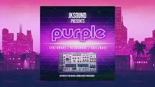 Purple Synthwave for Spire synthesizer