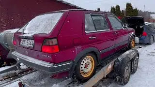 My First MK2 Golf (engine swap donor 1.9 AAZ)