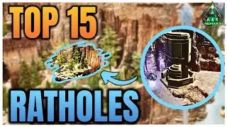TOP 15 BEST Hidden Base Locations & RATHOLES On Ragnarok | Ark Survival Ascended