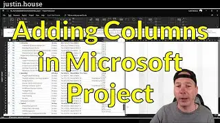Adding Columns in Microsoft Project