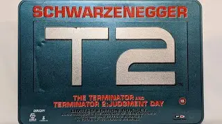 The Terminator & Terminator 2 VHS Metal Boxset in 4K 📼🤖🎥🎬💥
