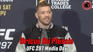 UFC 297's Dricus Du Plessis On Sean Strickland's Trash Talk - 'Knock You Out Before You Stab Me'