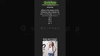 Javascript What is the output of the following code snippet let sum  0 for let i  1 i  3 i  sum  i