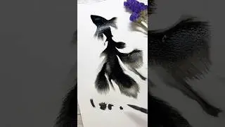 interesting watercolor technique #art #水彩イラスト #painting #水彩 #水彩絵の具 #acrylicpainting #透明水彩絵の具 #artist