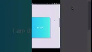 Animated Scroll Div In HTML CSS 