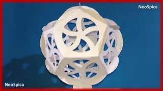 Dodecahedron Lampshade Paper Circle Plane