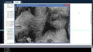 Flowfield Simulation With Perlin Noise In Processing