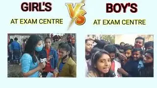 Girls with Exam vs Boys with Exam center #shorts #xmart #gamo #viralvideo