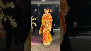 Rekha was present at Manish Malhotra's Diwali celebration party.