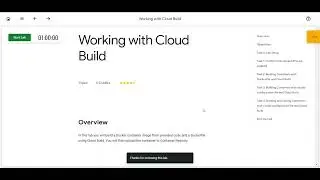 Working with Cloud Build(Lab)