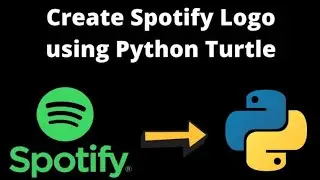 #03 Draw Spotify Logo using Python Turtle By CodeWithAakarsh