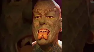 The Lizardman #shorts Man, Lizard or both, the incredible lizard man proudly displayed at Ripleys