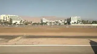 Israir, Embraer 195 takeoff from Eilat, Israel
