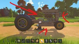 small piston engine in scrap mechanic/маленький поршневой двигатель в scrap mechanic