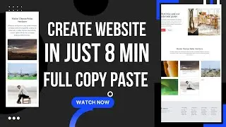 create website in 8 min by doing just copy paste #website #hacker #programming