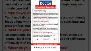 Doctor Job Interview Questions and Answers to ace your Dream Job