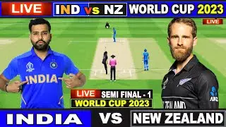 🇮🇳 IND vs NZ | Cricket 24 World Cup 2023 Fan Match 🏏 | Live Match Centre 🎮