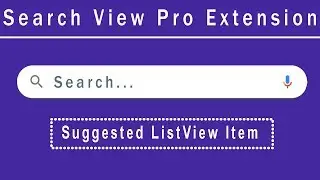 Search View Pro Extension for Kodular | Suggested Item | Deep Host