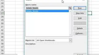 Delete Sheets