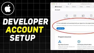 How To Create An Apple Developer Account | Apple Developer Account Setup