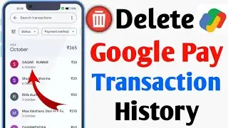 Google pay Transaction History delete kaise kare  | How to delete Google pay transaction history |