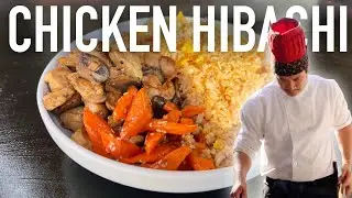 Hibachi Chicken | Sweet Glazed Carrots | How to make hibachi at home on a Blackstone griddle.