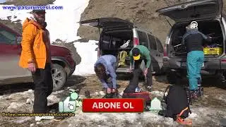Hakkari'nin karlı zirveleri, macera tutkunu yabancı kayakçıların yeni rotası oldu