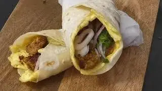 Chicken Tikka Frankie | Street style Chicken Tikka Frankie | Cooking Zest