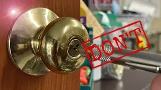 Locksmith Tips & Tricks: Schlage Knob Lockouts, Avoid Spin Failure!